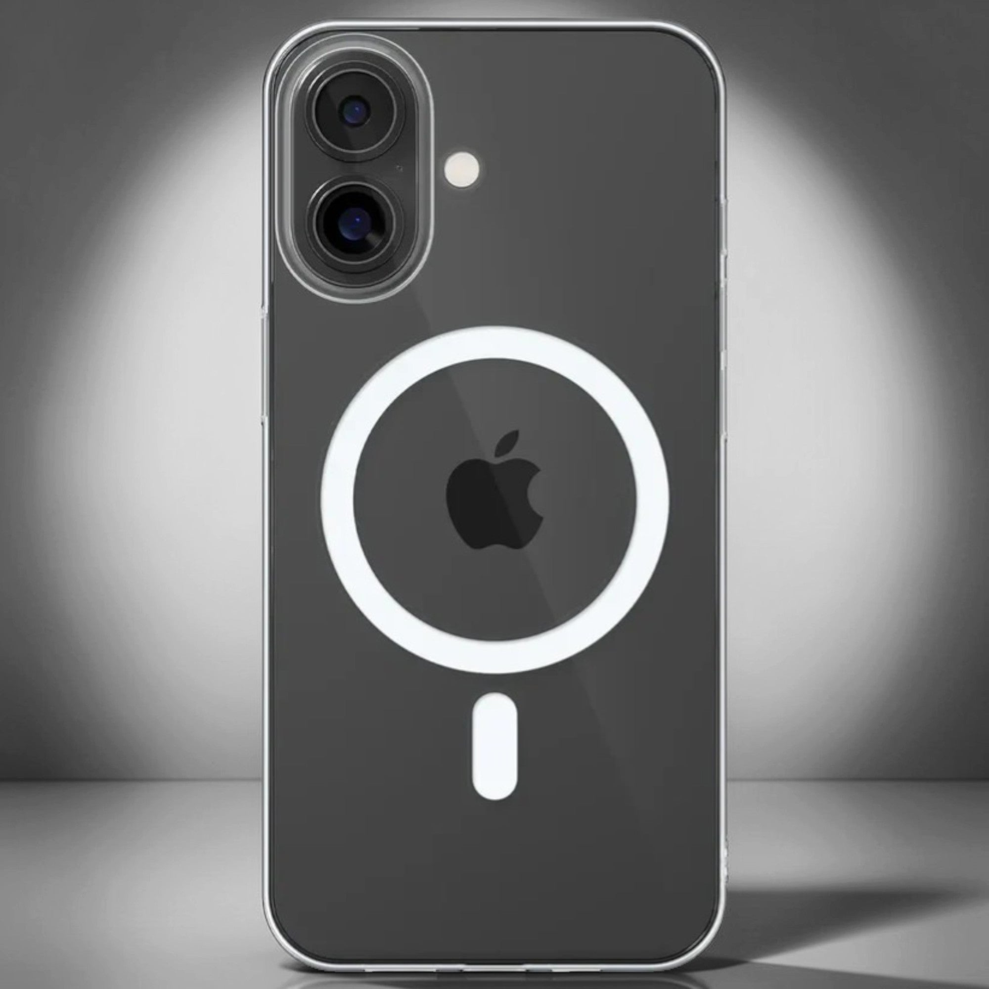 VASKAONE Book Cover Transparent, Shock Proof for i-phone 15 pro