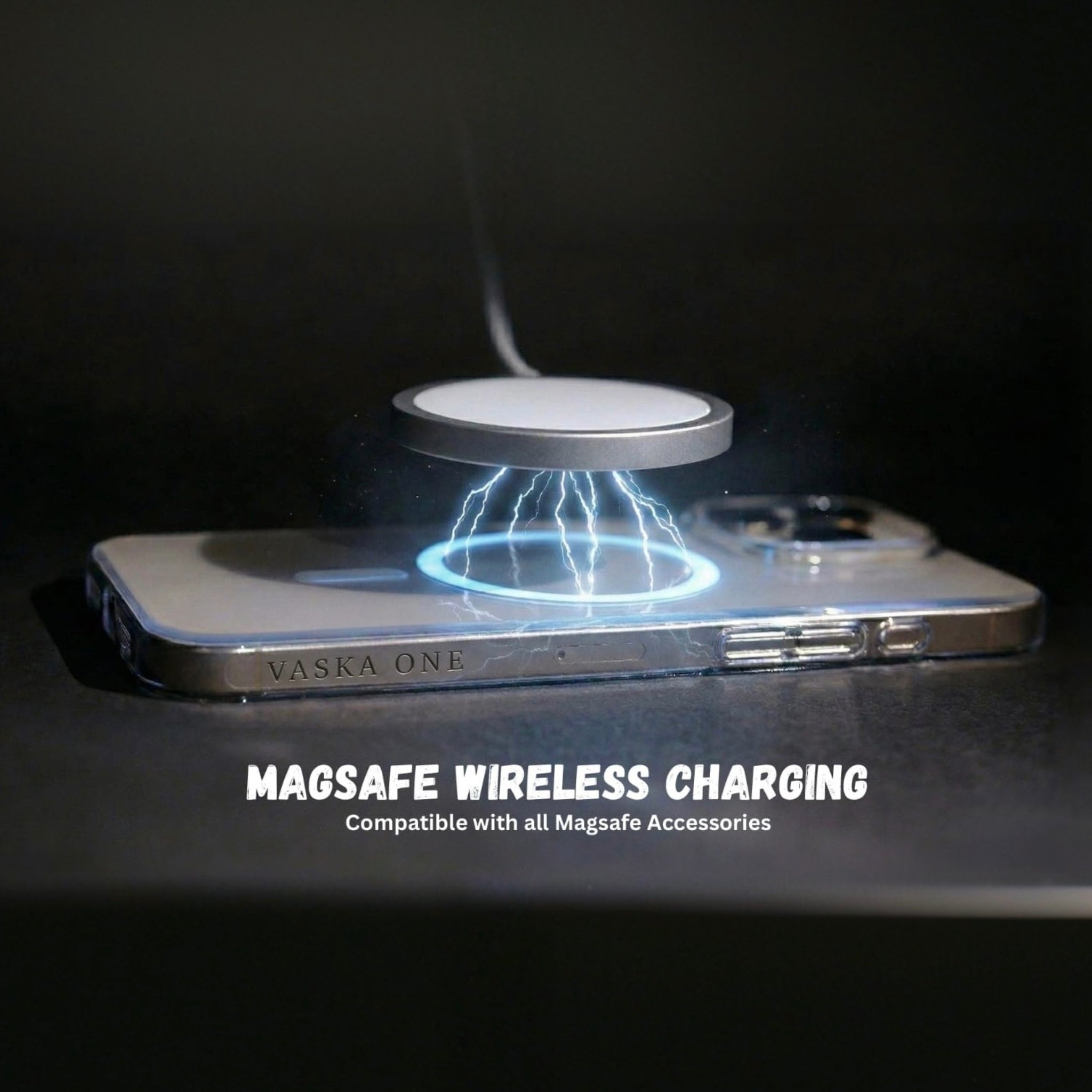 VASKAONE Book Cover Transparent, Shock Proof for iphone-16 PRO