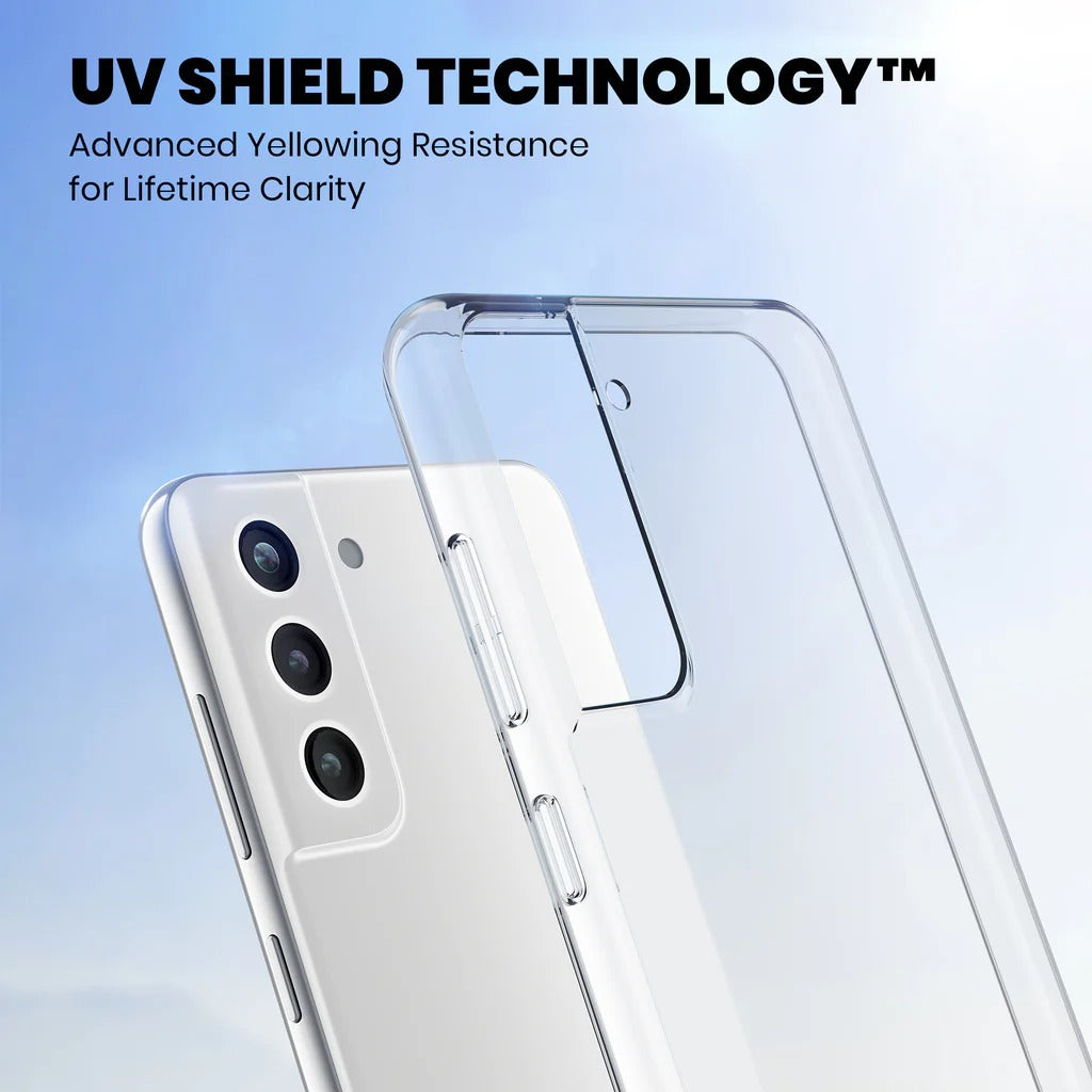 VASKAONE Book Cover Transparent, Shock Proof  S21 FE